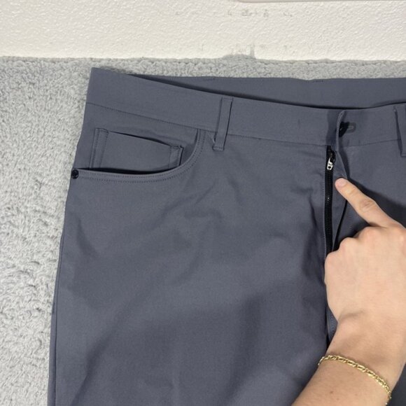 Public Rec Men's 38x34 Grey Dealmaker 5 Pocket Stretch Performance Pants - Picture 2 of 12